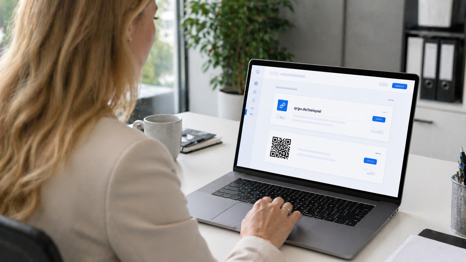 QR-Guru URL-Shortener kostenlos — Mockup Link kürzen